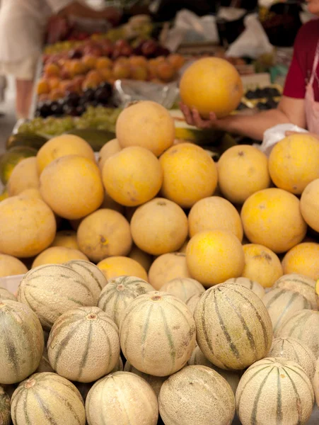 Melon stall — Stock Photo, Image