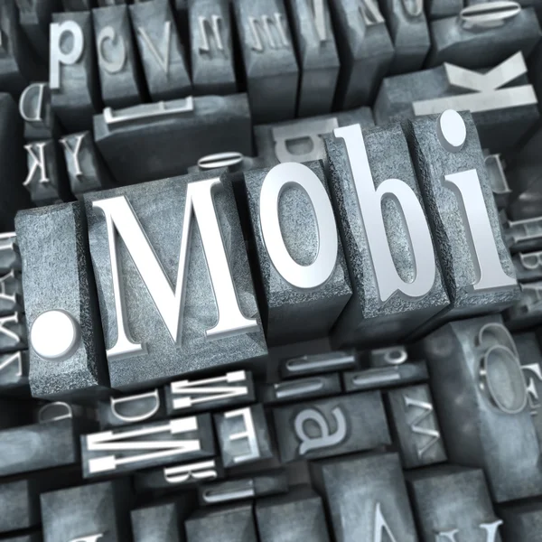MOBI FORMAT — Stock Photo, Image
