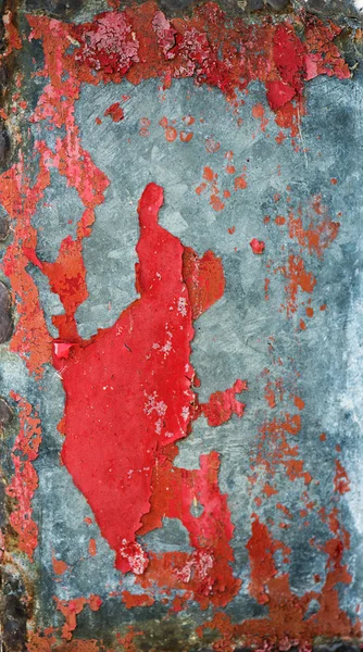 Fondo grunge con pintura metálica y roja — Foto de Stock