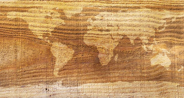 World map wood texture — Stock Photo, Image