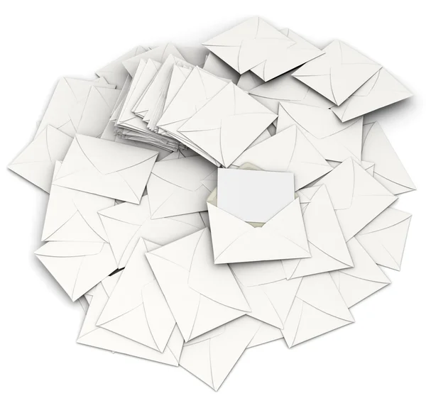 Scattered correspondence — Stock Photo, Image