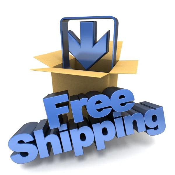 Free shipping — Stock Photo, Image