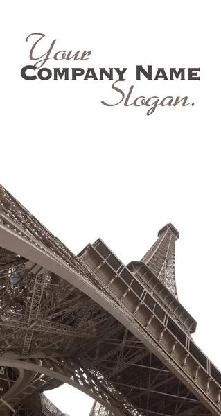 Torre Eiffel parcial a —  Fotos de Stock