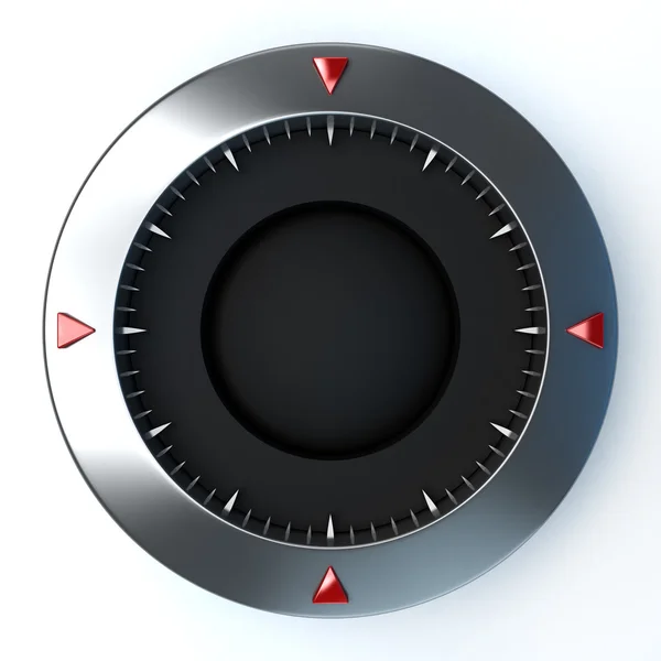 Editable dial compass — Stock Photo, Image