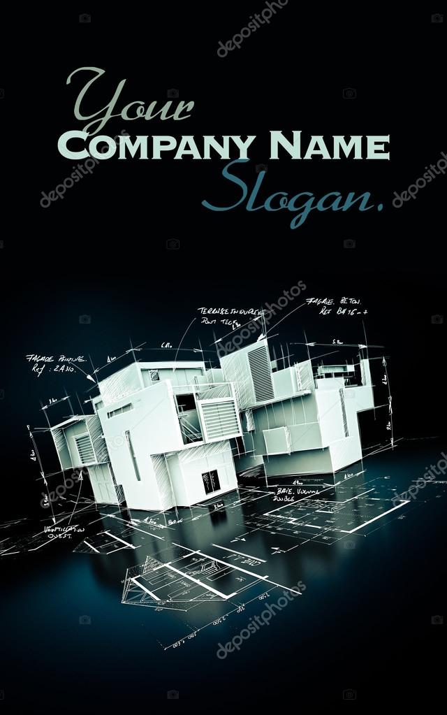 Architecture and construction industry related rendering