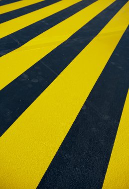 Yellow pedestrian crossing clipart