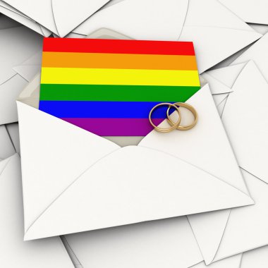 Eşcinsel Evlilik davetiyesi