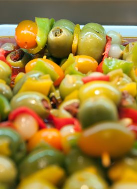 İspanyolca zeytin şişleri