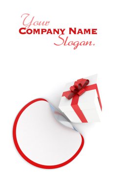 Hediye kutusu ve etiket