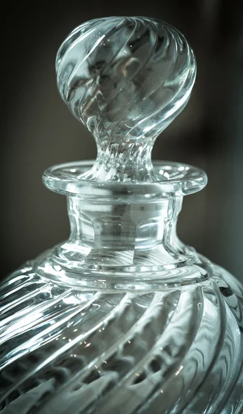 Vintage crystal bottle — Stock Photo, Image