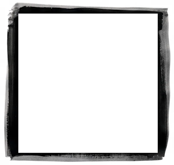 Grunge moldura preto e branco — Fotografia de Stock