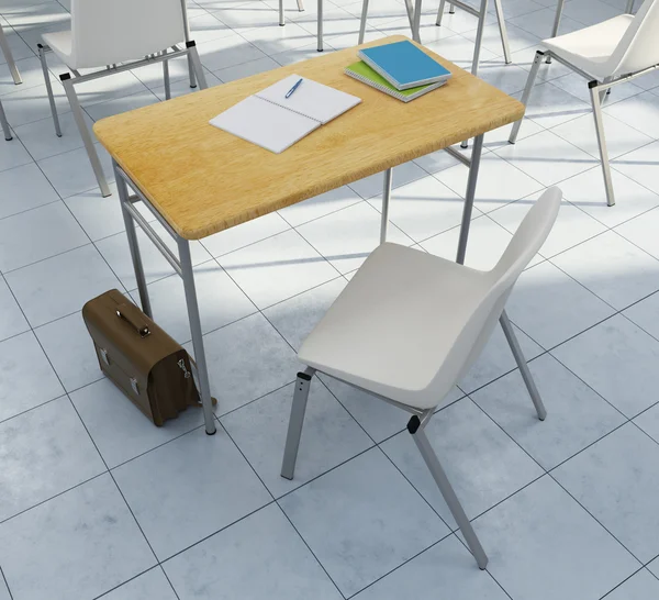 School desk — Stock Photo, Image