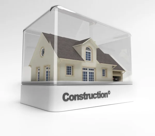 Casa vetrina costruzione — Foto Stock