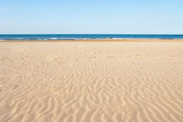 海滩沙地 — 图库照片