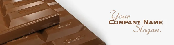 Primer plano de la tableta de chocolate — Stok fotoğraf