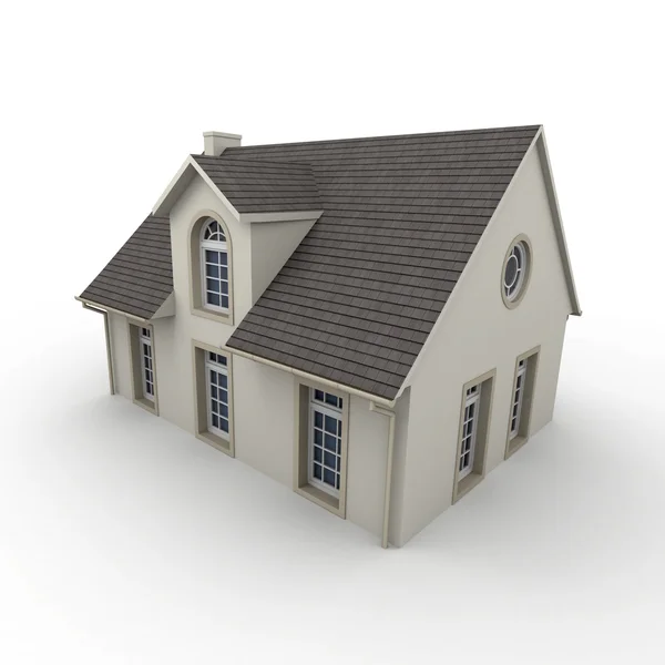 Huis rendering — Stockfoto