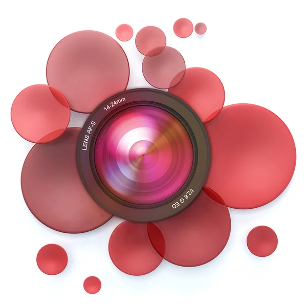 Photographic red background — Stock Photo, Image