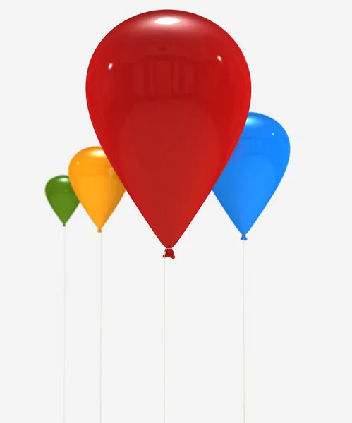 Kleur ballonnen — Stockfoto