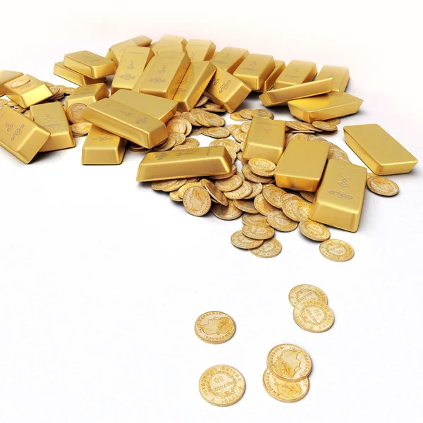 Treasure in gold — Stock Photo, Image