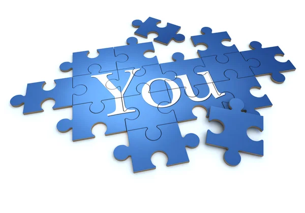 You puzzle — Stock Photo, Image