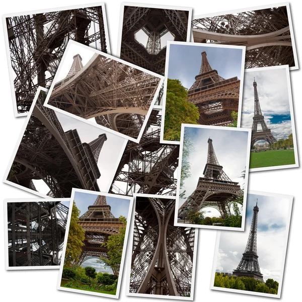 Eiffel tower collection — Stock Photo, Image