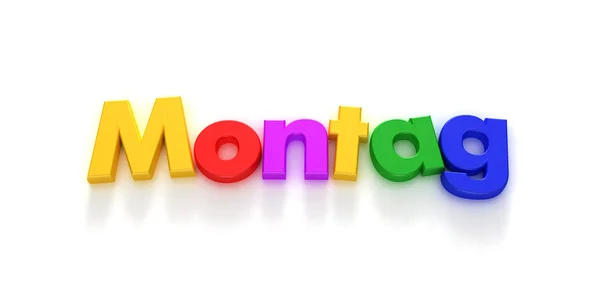 Montag — Stock Photo, Image