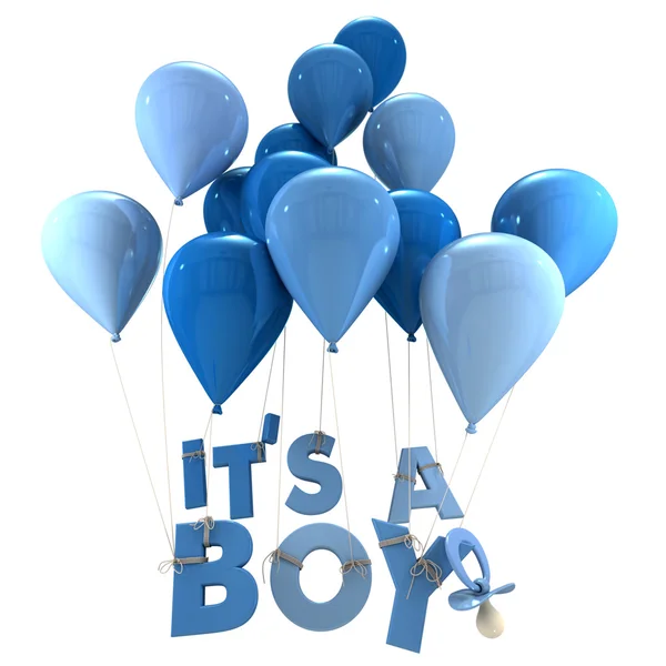 Its a boy — Stock Photo, Image