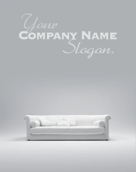 White sofa — Stock Photo, Image