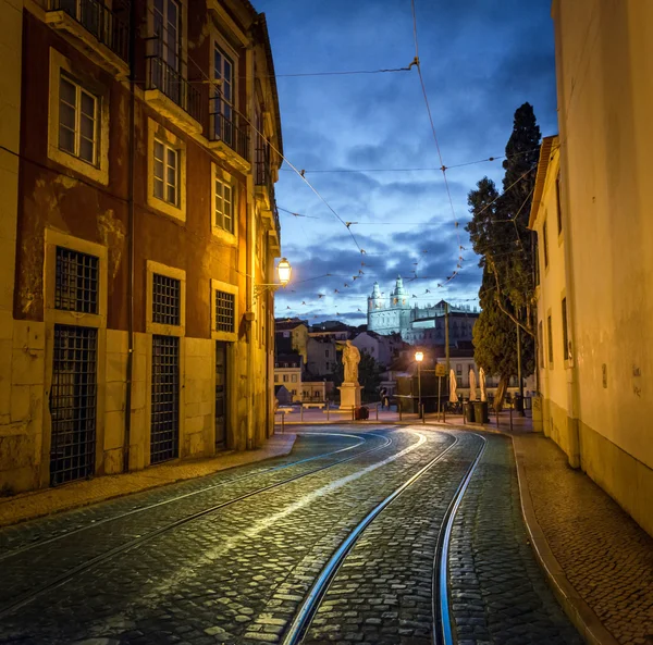 Zomernacht in Lissabon — Stockfoto