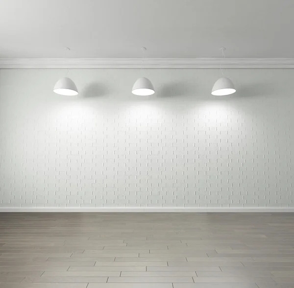 Rendering of an empty room — Stock Photo, Image