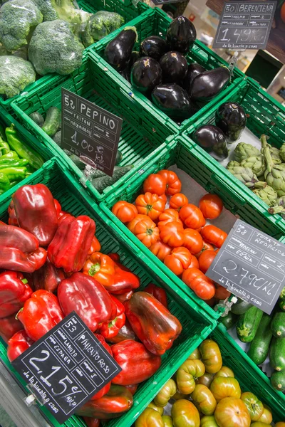 Vegetales en el mercado —  Fotos de Stock