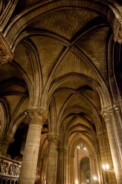 Notre Dame de Paris, interno — Foto Stock