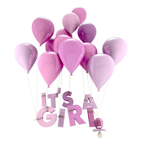 Its a girl — Stock Photo, Image