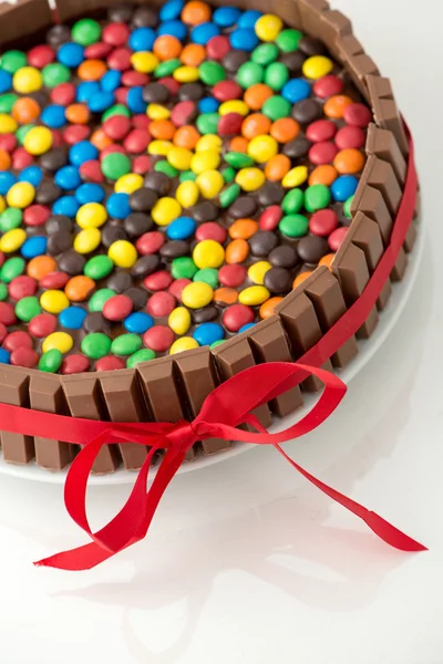 Bolo de chocolate doce — Fotografia de Stock