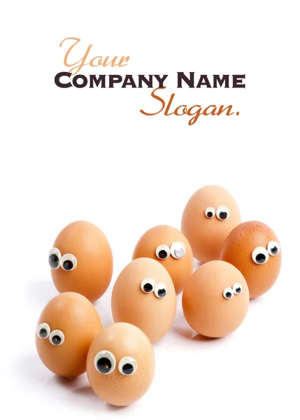 Egg people — Stock Photo, Image