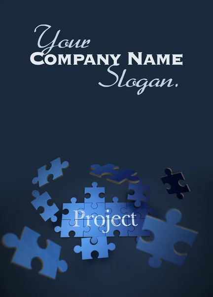 Project jigsaw puzzle — Stock Photo, Image