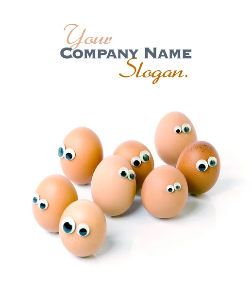 Staring egg — Stock Photo, Image