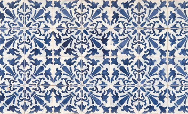 Blå och vita azulejos — Stockfoto