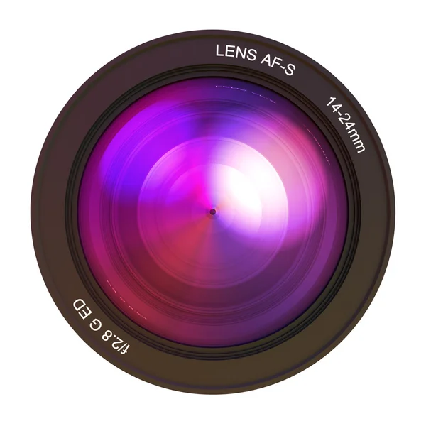Camera lens pink — Stock Photo, Image