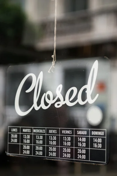 Señal cerrada — Foto de Stock