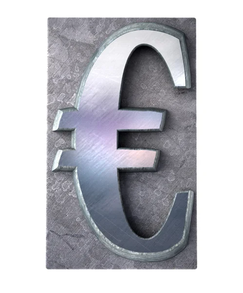 Írógéppel eurójelet — Stock Fotó
