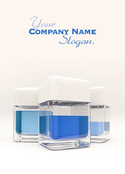 Blue liquid — Stock Photo, Image