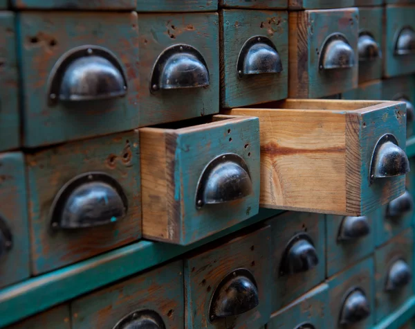 Old apothecary chest — Stock Photo, Image