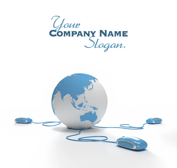 World connection Asia oriented — Stock Photo, Image