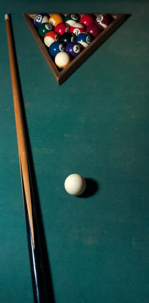 Bilardo oyunu — Stok fotoğraf