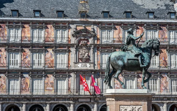 Plaza Mayor i Madrid — Stockfoto