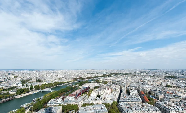 Parijs vanaf de Eiffeltoren — Stockfoto