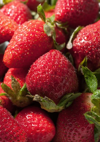 Aardbeien close-up — Stockfoto