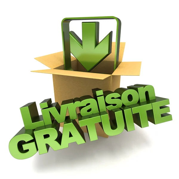 Livraision gratuite — Zdjęcie stockowe