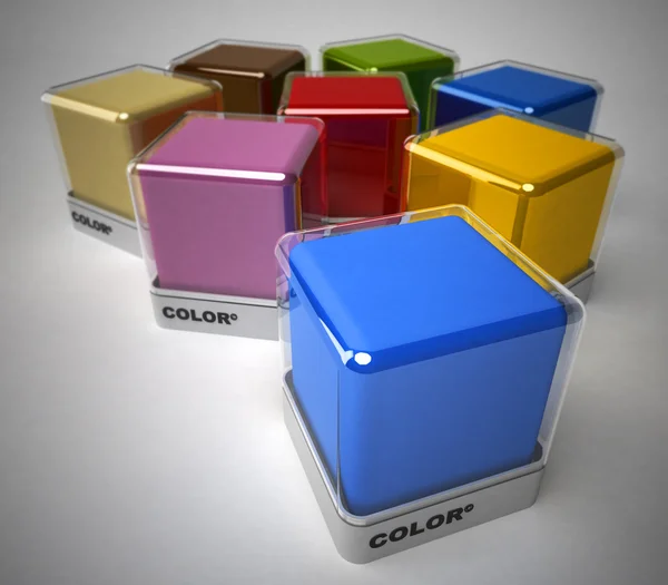 Collezione di colori — Foto Stock